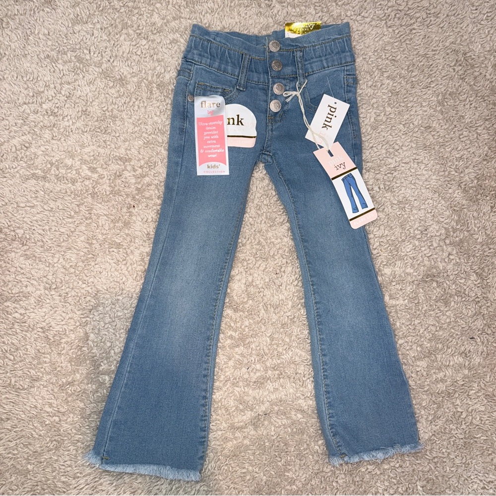PINK ivy Light Blue Wide Leg Jeans